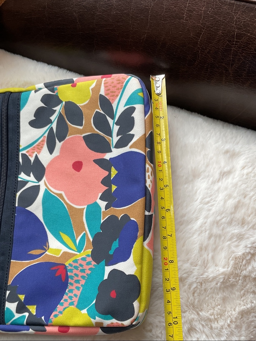 Fossil Eliza Colorful Floral Canvas Crossbody - Picture 8 of 8